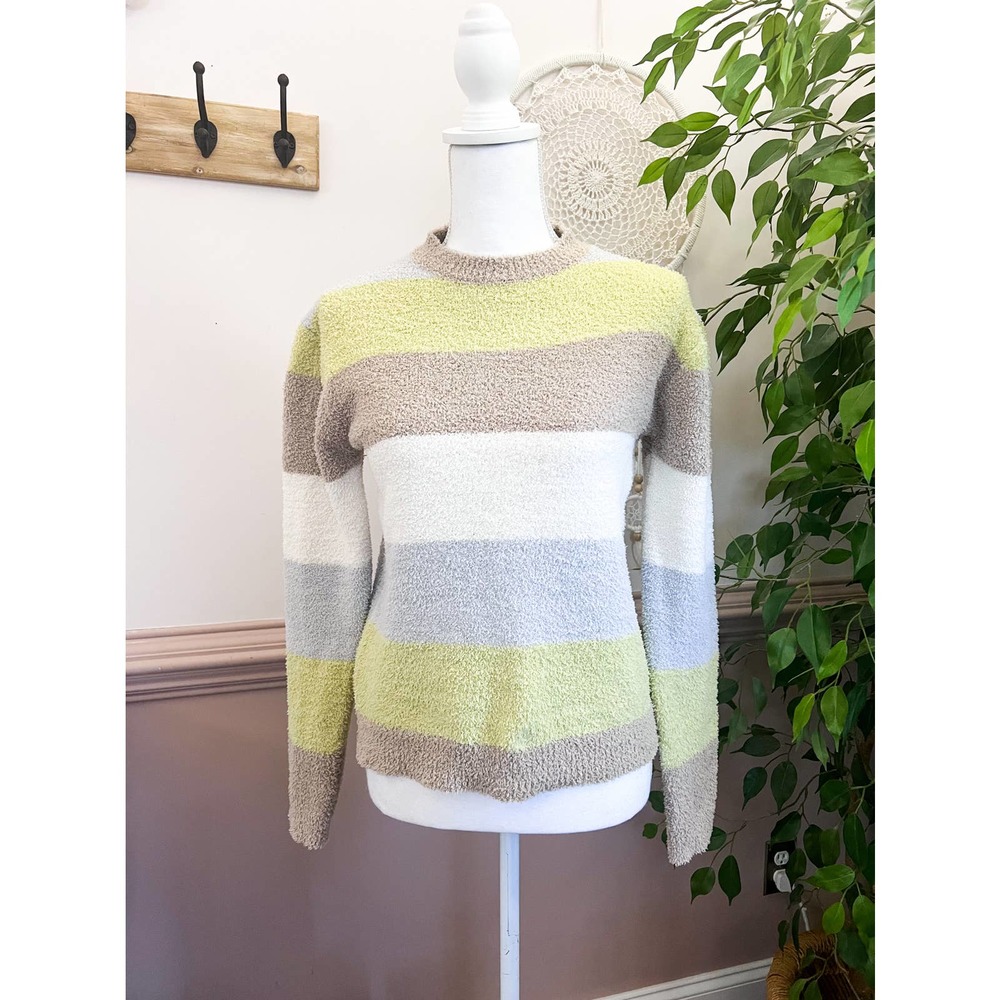 Dress Forum LA Striped Boucle Sweater Size Small NWOT